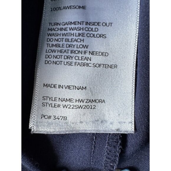 Figs Women's Sz XXL Navy Blue Zamora Technical Collection Scrub Pants Joggers - Picture 7 of 9